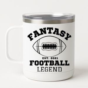 Funny Fantasy Football, Fantasy Football Guru, Drink And Draft Kickers 12 oz Stainless Steel Tumbler Cup