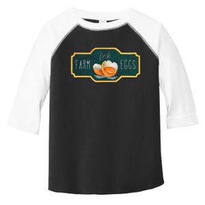 Funny Farm Fresh Eggs Toddler Fine Jersey T-Shirt