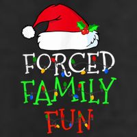 Forced Family Fun Sarcastic Christmas Pajama Family Funny Adult Drive Performance Visor
