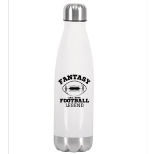 Funny Fantasy Football, Drink And Draft Kickers, Fantasy Football Guru Stainless Steel Insulated Water Bottle