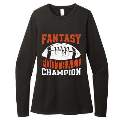 Funny Fantasy Football Player Fantasy Football Champion Womens CVC Long Sleeve Shirt