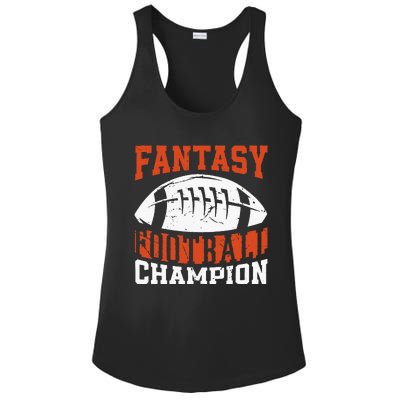 Funny Fantasy Football Player Fantasy Football Champion Ladies PosiCharge Competitor Racerback Tank