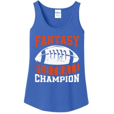 Funny Fantasy Football Player Fantasy Football Champion Ladies Essential Tank