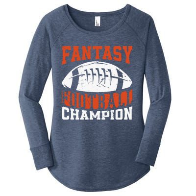 Funny Fantasy Football Player Fantasy Football Champion Women's Perfect Tri Tunic Long Sleeve Shirt