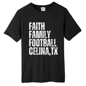 Faith Family Football Celina Texas Bobcats Tall Fusion ChromaSoft Performance T-Shirt