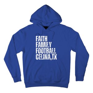 Faith Family Football Celina Texas Bobcats Hoodie