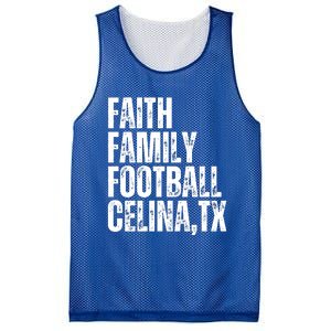 Faith Family Football Celina Texas Bobcats Mesh Reversible Basketball Jersey Tank