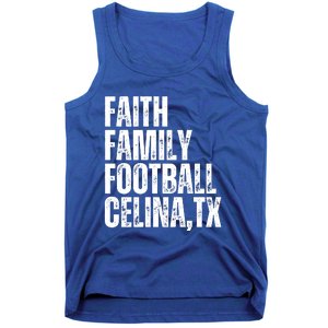 Faith Family Football Celina Texas Bobcats Tank Top