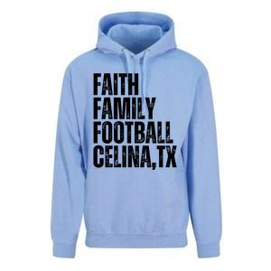 Faith Family Football Celina Texas Bobcats Unisex Surf Hoodie