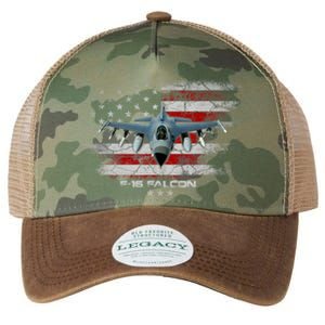 F16 Fighting Falcon Military Jet Aircraft Pilot Veteran Legacy Tie Dye Trucker Hat