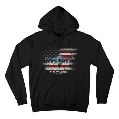 F16 Fighting Falcon Military Jet Aircraft Pilot Veteran Hoodie