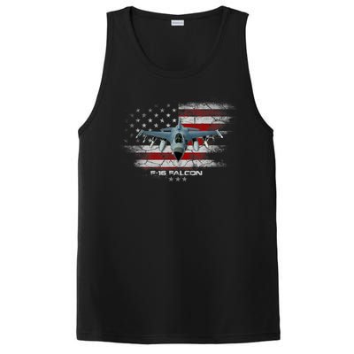 F16 Fighting Falcon Military Jet Aircraft Pilot Veteran PosiCharge Competitor Tank