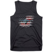 F16 Fighting Falcon Military Jet Aircraft Pilot Veteran Tank Top