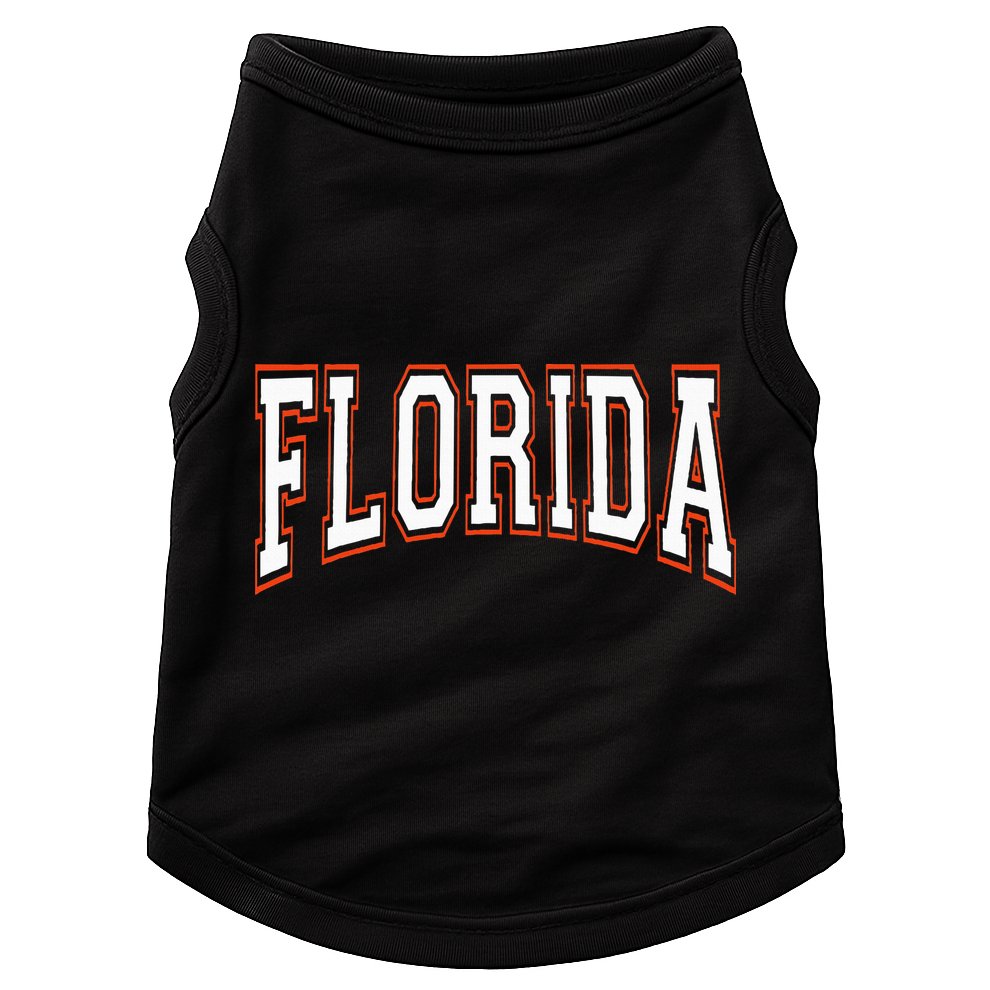 funny Florida FL United States Font  Doggie Tank