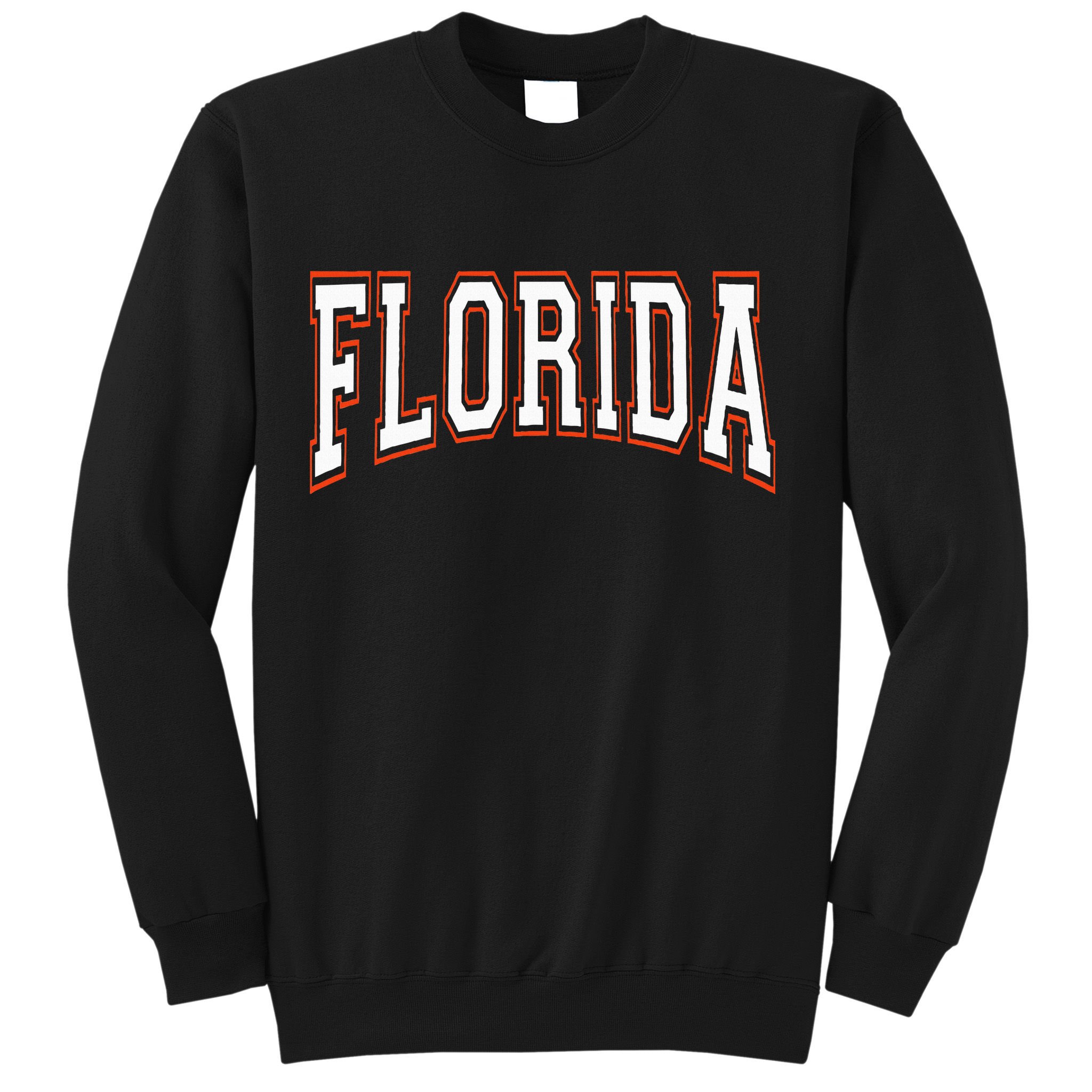 funny Florida FL United States Font  Sweatshirt