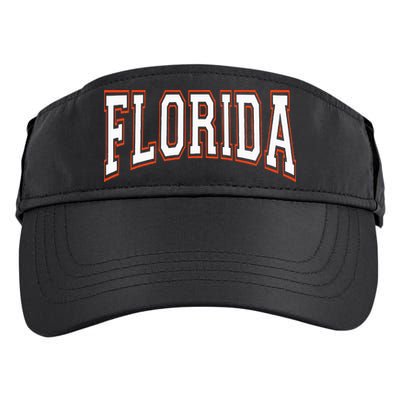 funny Florida FL United States Font  Adult Drive Performance Visor