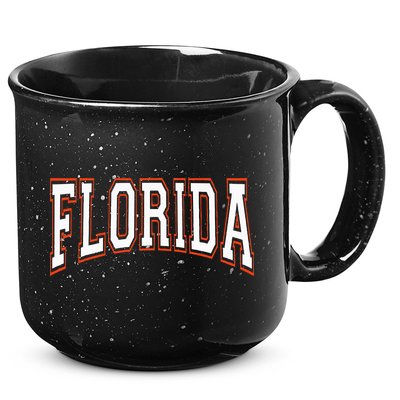 funny Florida FL United States Font  15oz Campfire Ceramic Mug