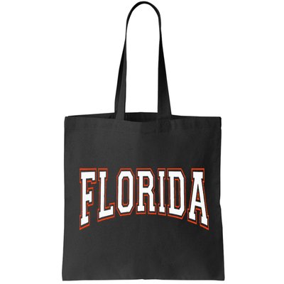 funny Florida FL United States Font  Bag