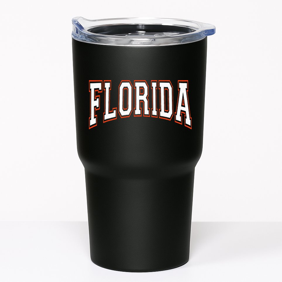funny Florida FL United States Font  Tumbler