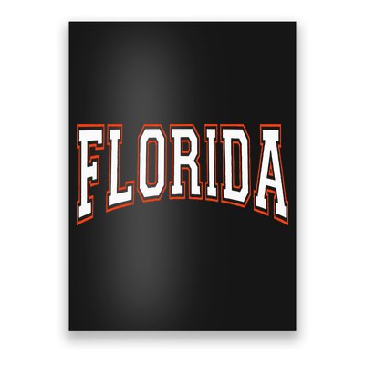 funny Florida FL United States Font  Poster