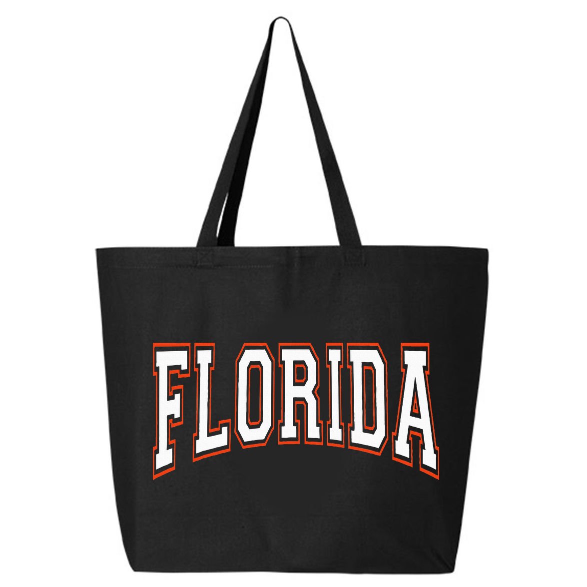 funny Florida FL United States Font  25L Jumbo Tote