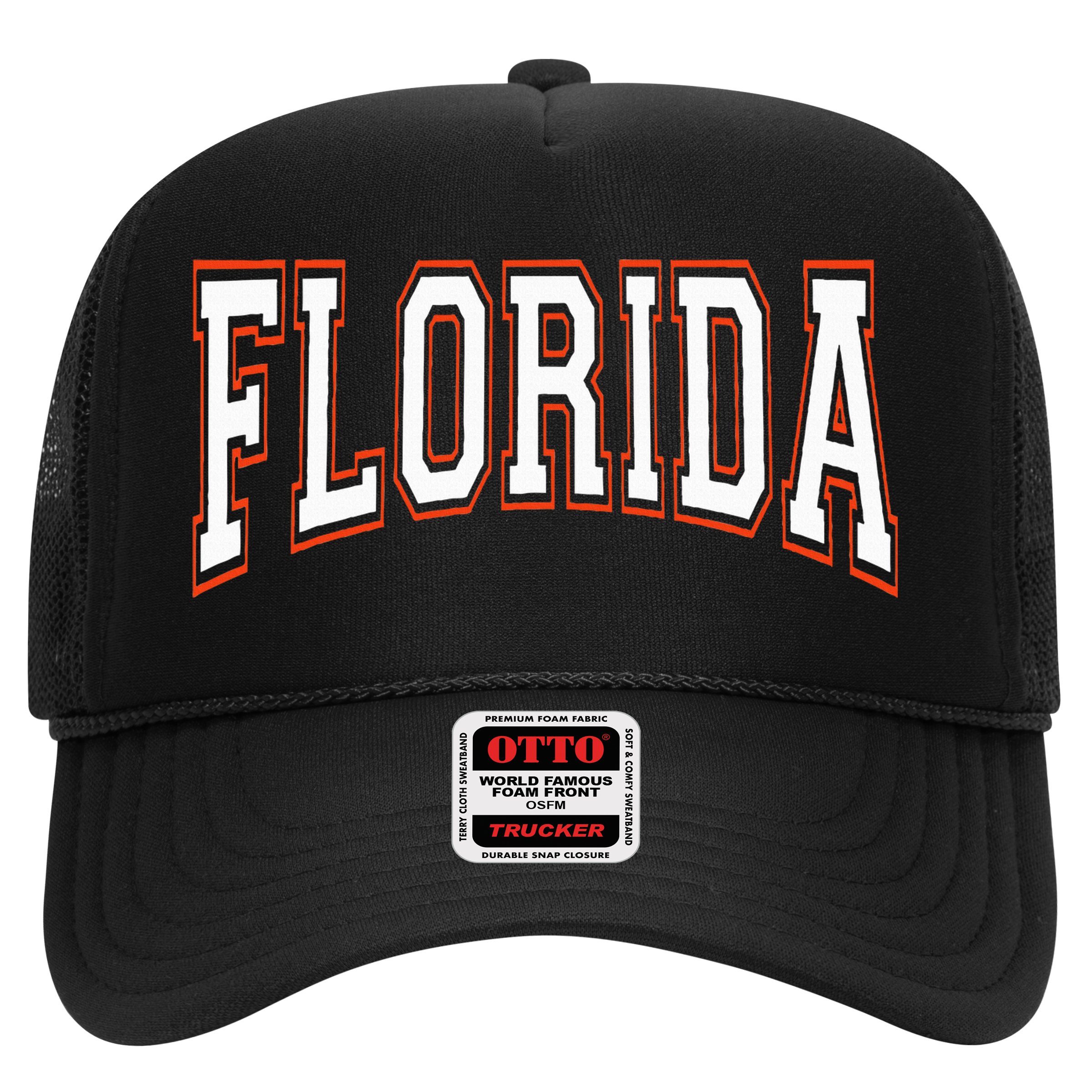 funny Florida FL United States Font  Hat
