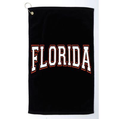 funny Florida FL United States Font  Golf Towel