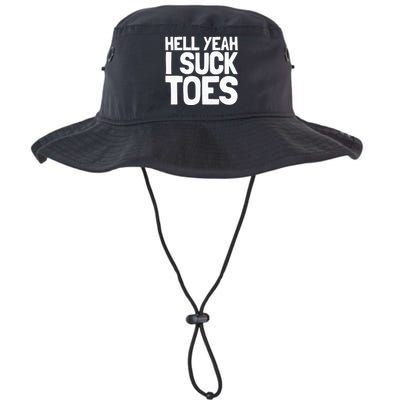 Funny Foot Fetish Sucking Toes Joke Hell Yeah I Suck Toes Legacy Cool Fit Booney Bucket Hat