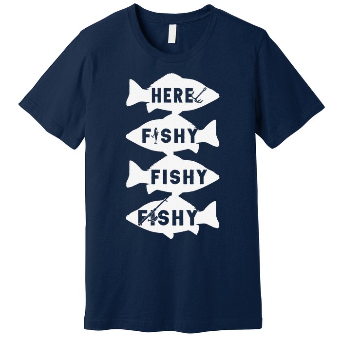 Fisher Fish Fishermen Bait Fishing Rod Bass Premium T-Shirt