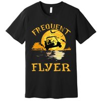 Frequent Flyer Fairway Golf Witch Vintage Halloween Costume Premium T-Shirt