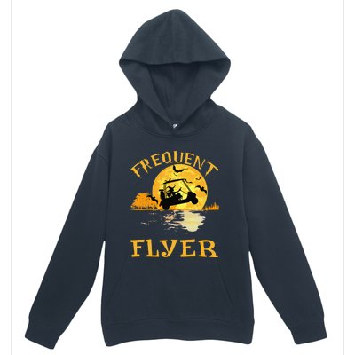 Frequent Flyer Fairway Golf Witch Vintage Halloween Costume Urban Pullover Hoodie