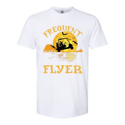 Frequent Flyer Fairway Golf Witch Vintage Halloween Costume Softstyle CVC T-Shirt