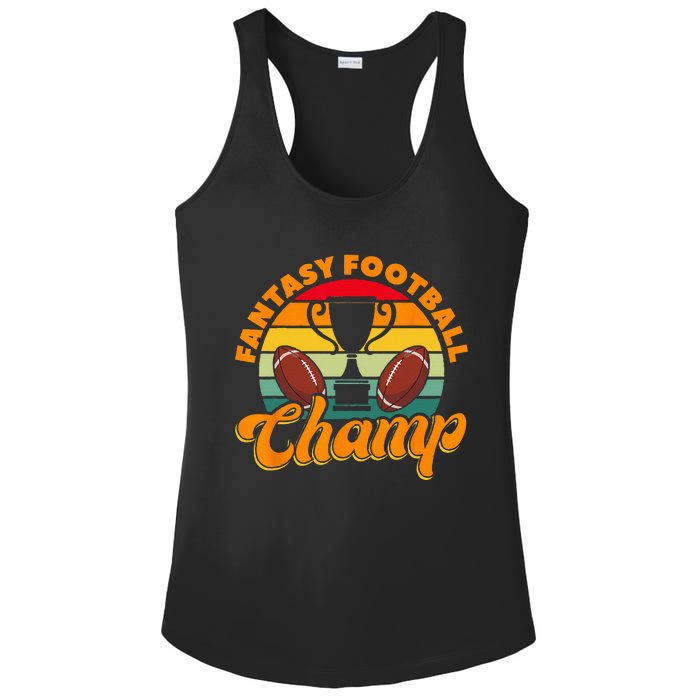 Football Fantasy Football Champ Fantasy Football Player Ladies PosiCharge Competitor Racerback Tank