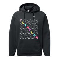 Flim Flam  Funny Flamingo  Gift  Performance Fleece Hoodie