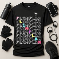 Flim Flam  Funny Flamingo  Gift  Cooling Performance Crew T-Shirt
