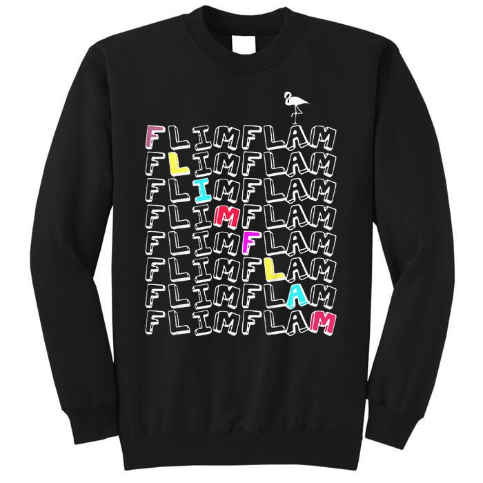 Flim Flam  Funny Flamingo  Gift  Sweatshirt