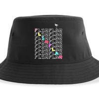 Flim Flam  Funny Flamingo  Gift  Sustainable Bucket Hat