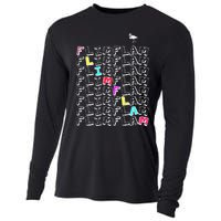 Flim Flam  Funny Flamingo  Gift  Cooling Performance Long Sleeve Crew