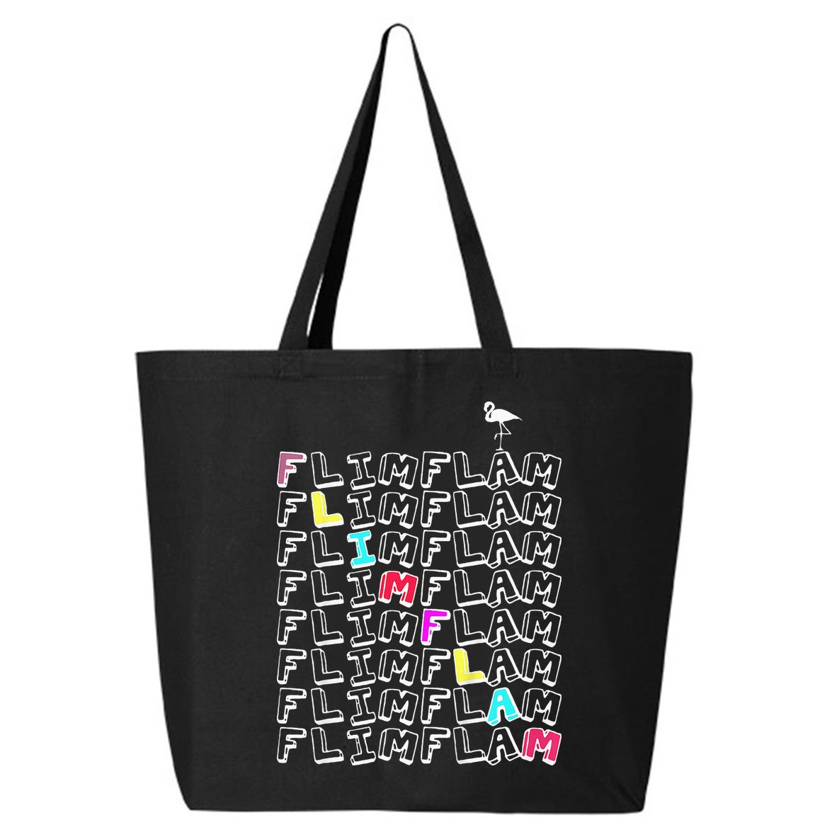 Flim Flam  Funny Flamingo  Gift  25L Jumbo Tote