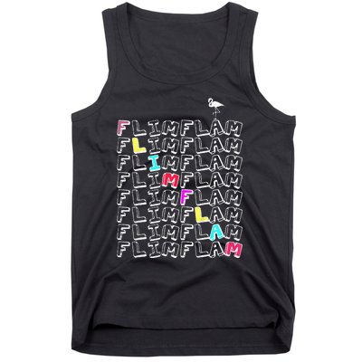 Flim Flam  Funny Flamingo  Gift  Tank Top