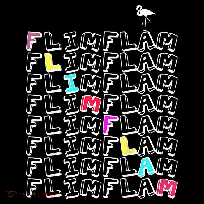 Flim Flam  Funny Flamingo  Gift  Wool Snapback Cap
