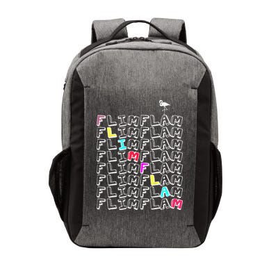 Flim Flam  Funny Flamingo  Gift  Vector Backpack