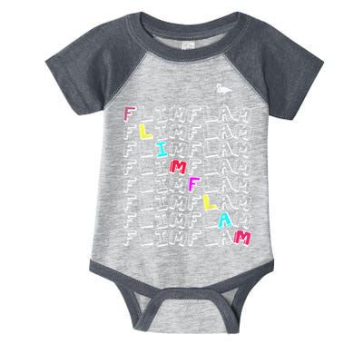 Flim Flam  Funny Flamingo  Gift  Infant Baby Jersey Bodysuit