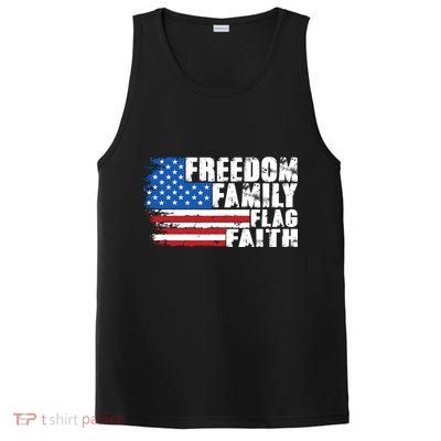 Freedom Family Flag Faith PosiCharge Competitor Tank