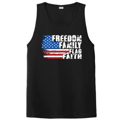 Freedom Family Flag Faith PosiCharge Competitor Tank