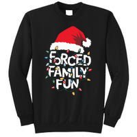 Forced Family Fun Sarcastic Christmas Funny Xmas Pajamas Sweatshirt