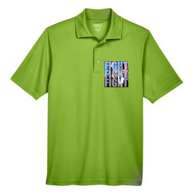 Fight Fight Fight For Donald Trump 2024 Usa Election Voting Men's Origin Performance Pique Polo