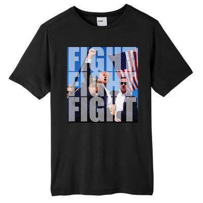 Fight Fight Fight For Donald Trump 2024 Usa Election Voting Tall Fusion ChromaSoft Performance T-Shirt