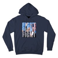 Fight Fight Fight For Donald Trump 2024 Usa Election Voting Hoodie