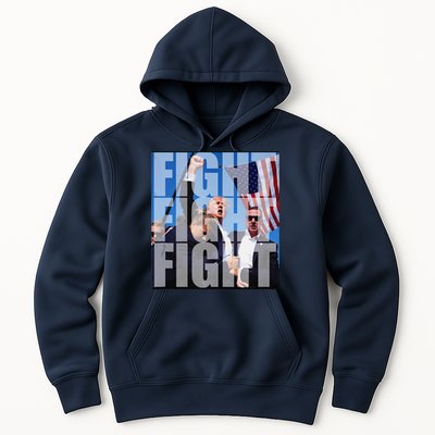 Fight Fight Fight For Donald Trump 2024 Usa Election Voting Hoodie